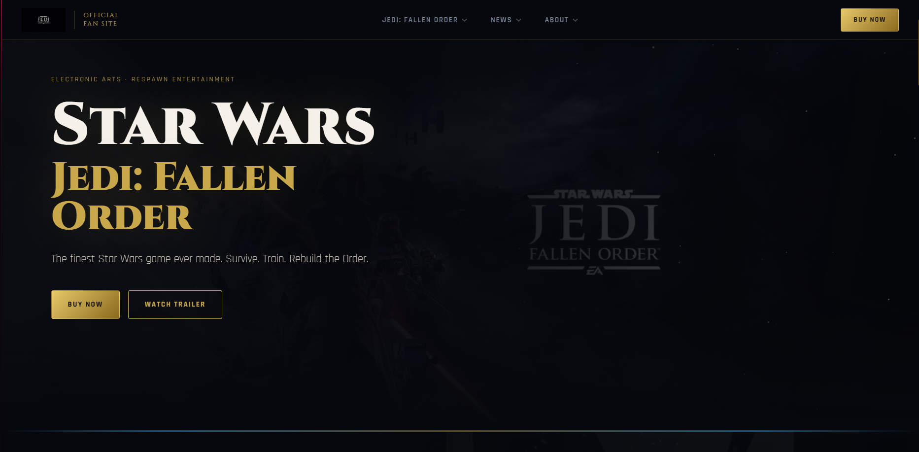 Jedi: Fallen Order – strona gry